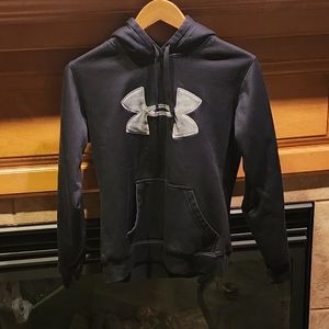Under Armour Hooded Sweatshirt Dri-Fit Material. Size Small